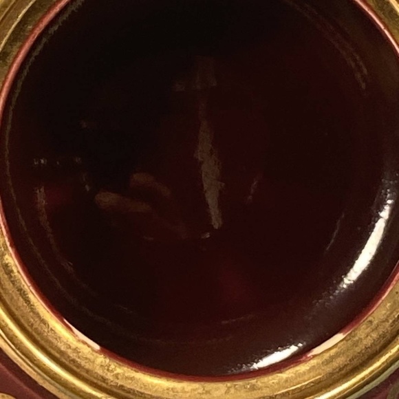 Vintage Sudlow's Burslem Oxblood Red and Gold Teapot - Picture 6 of 6